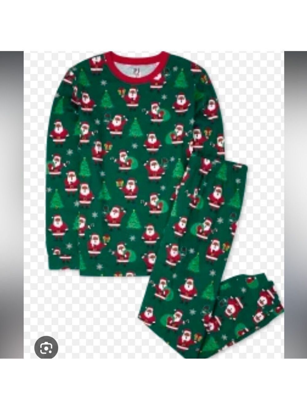 Festive Santa Christmas Pajama Set